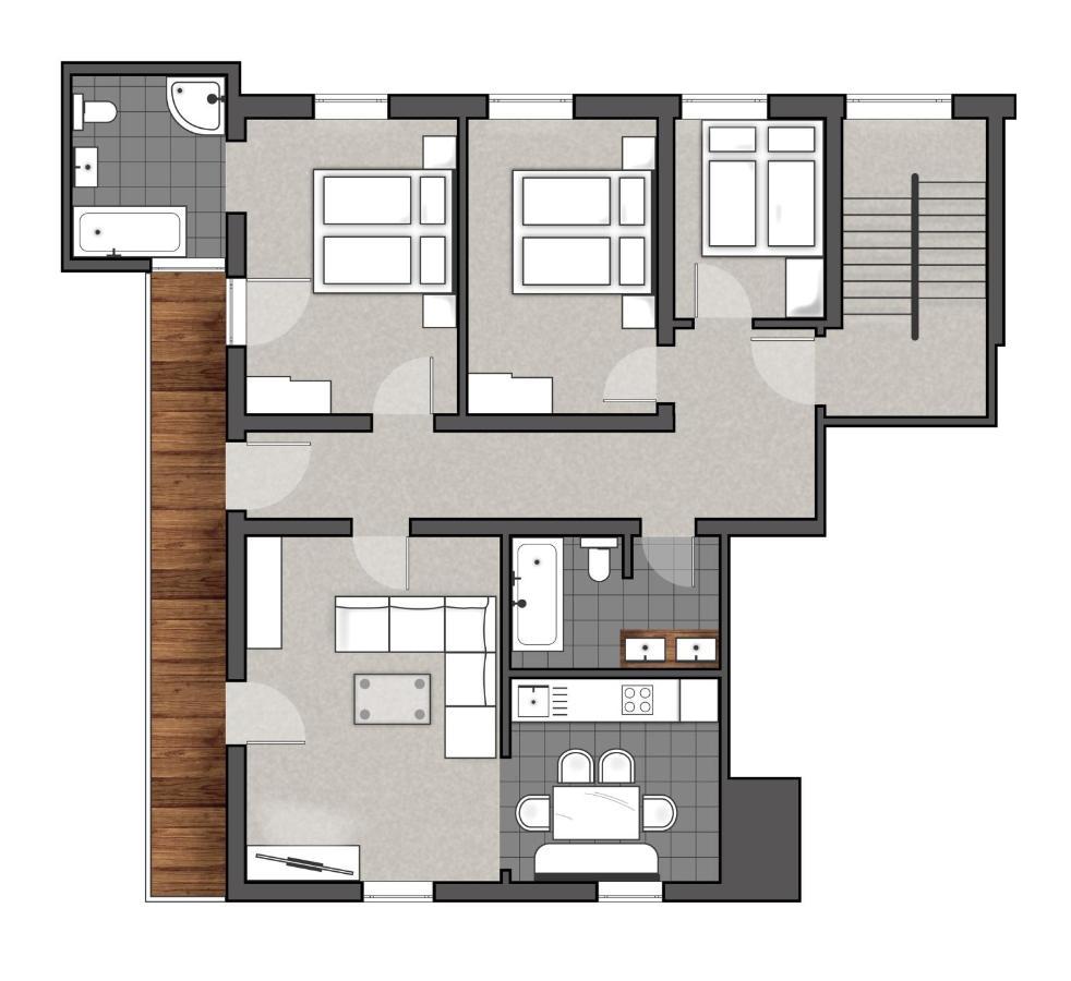 Urlaubsplatzl Appartements Oetz Eksteriør bilde