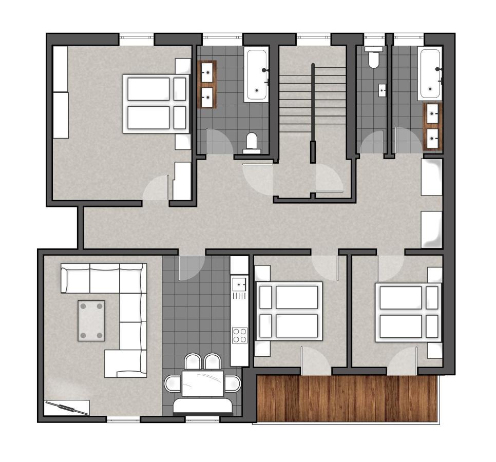 Urlaubsplatzl Appartements Oetz Eksteriør bilde